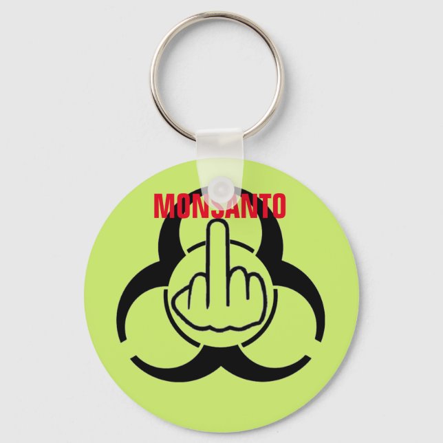 Key Chain Monsanto Bio Hazard Flip (Front)