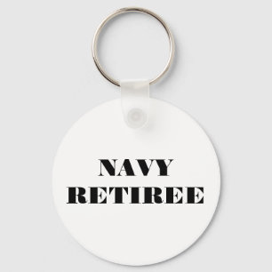 Key Chain Navy Retiree
