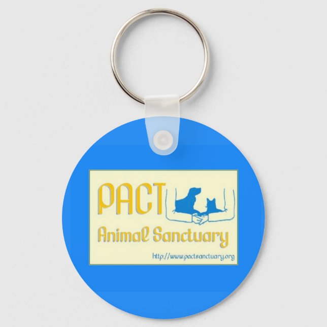 Key Chain Pact Animal Sanctuary Logo (Front)