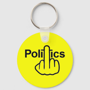 Key Chain Politics Flip