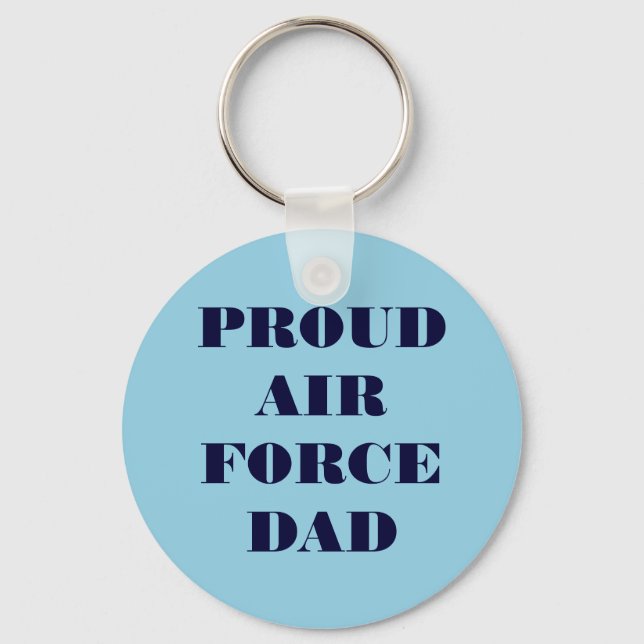 Key Chain Proud Air Force Dad (Front)