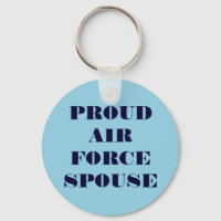 Key Chain Proud Air Force Spouse