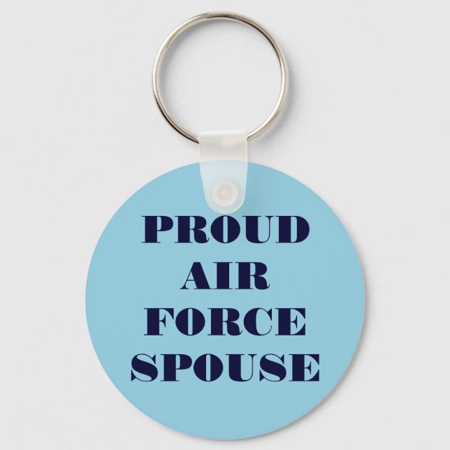 Key Chain Proud Air Force Spouse (Front)