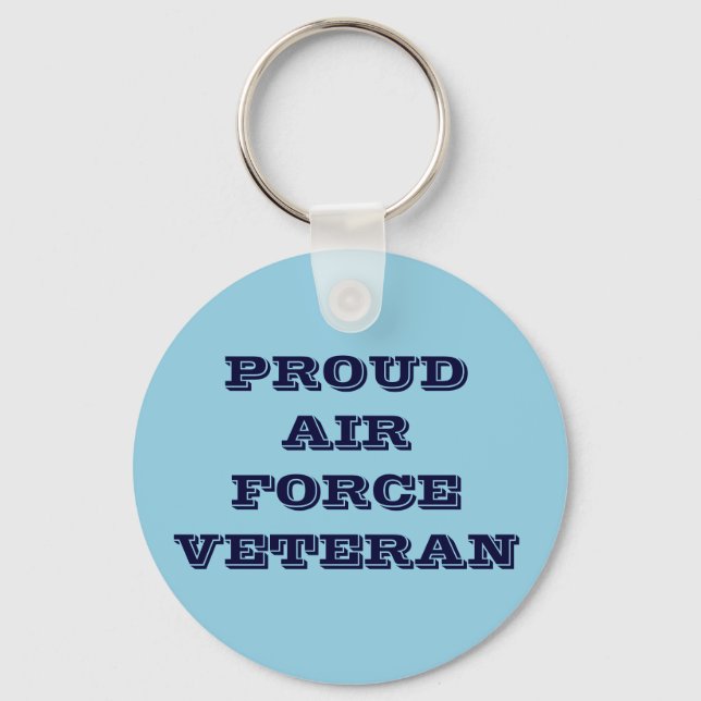 Key Chain Proud Air Force Veteran (Front)
