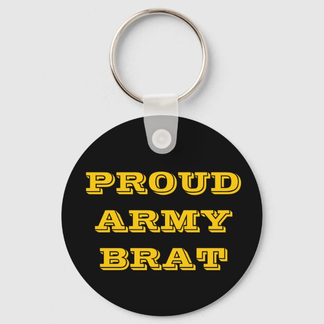 Key Chain Proud Army Brat (Front)