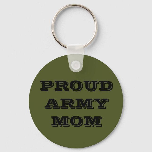 Key Chain Proud Army Mum (Front)