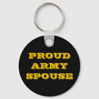Key Chain Proud Army Spouse