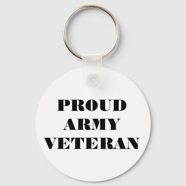 Key Chain Proud Army Veteran (Front)