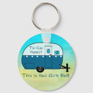 KEY CHAIN | Retro Camper Textured