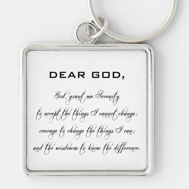 Key Chain - Serenity Prayer (Front)