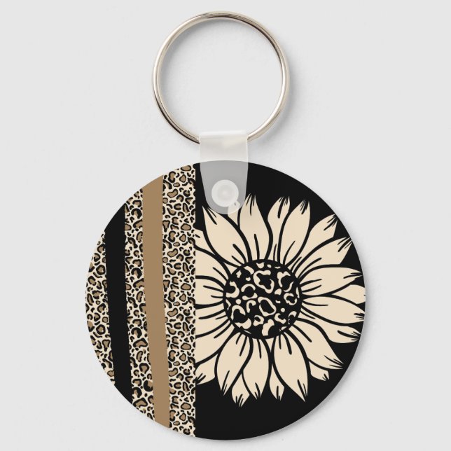 Key Chain:Sunflower Safari  Ring (Front)