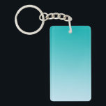 Key Chain: TEAL OMBRE Ring<br><div class="desc">Acrylic Key Chain: TEAL OMBRE</div>