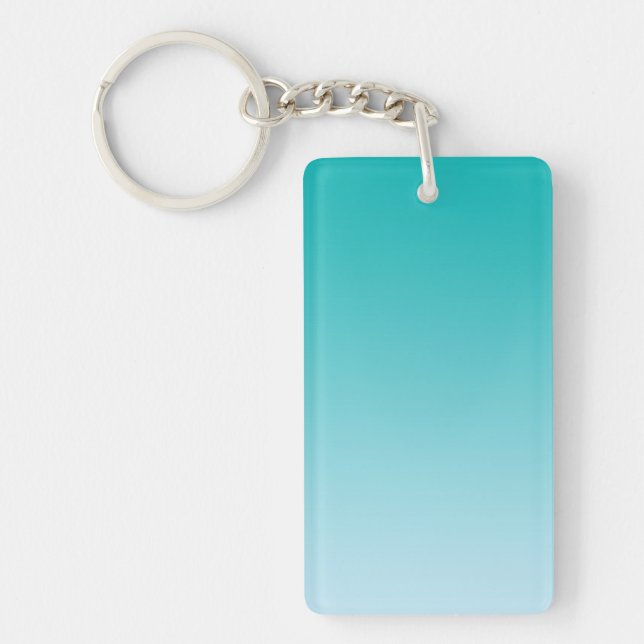 Key Chain: TEAL OMBRE Ring (Front)