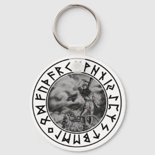 Key Chain Thor rune shield