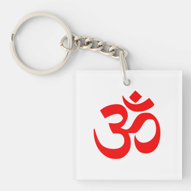 Key Chain with Om Hindu Symbol (Front)