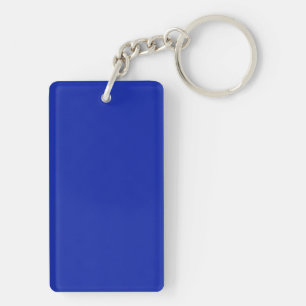 Key Chain with Royal Blue Background