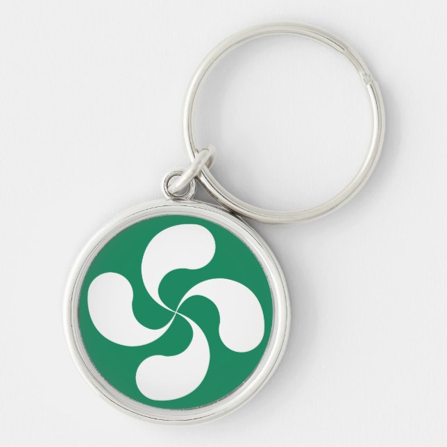 Key Door Basque Cross "Lauburu" Ring (Front)