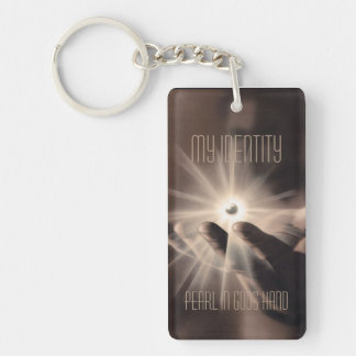Key hanger: My Identity, a pearl in God Key Ring