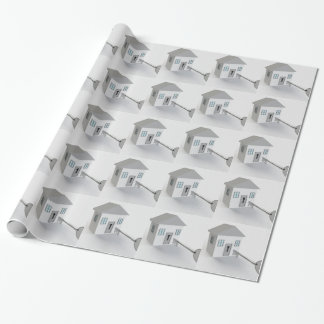 Key Home, Real Estate Agent, Selling Wrapping Paper