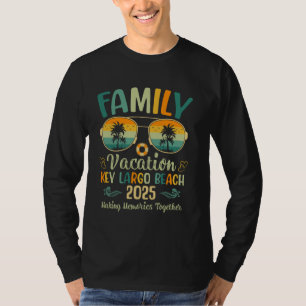 Key Largo Beach Florida Family Vacation 2025 Summe T-Shirt
