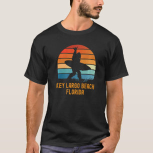 Key Largo Beach  Florida Sasquatch Souvenir T-Shirt