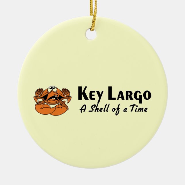 Key Largo Ceramic Tree Decoration (Front)