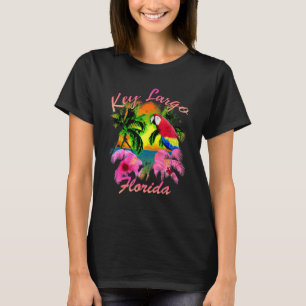 Key Largo Florida Keys Tropical Beach Sunset Islan T-Shirt