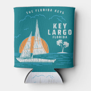 Key Largo Florida Sailing Can Cooler