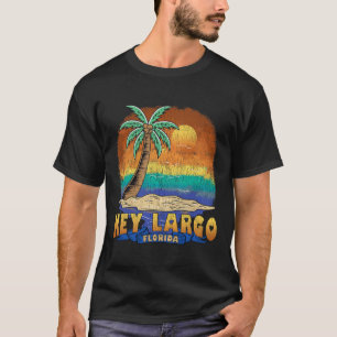 Key Largo Florida Vintage Distressed Souvenir T-Shirt