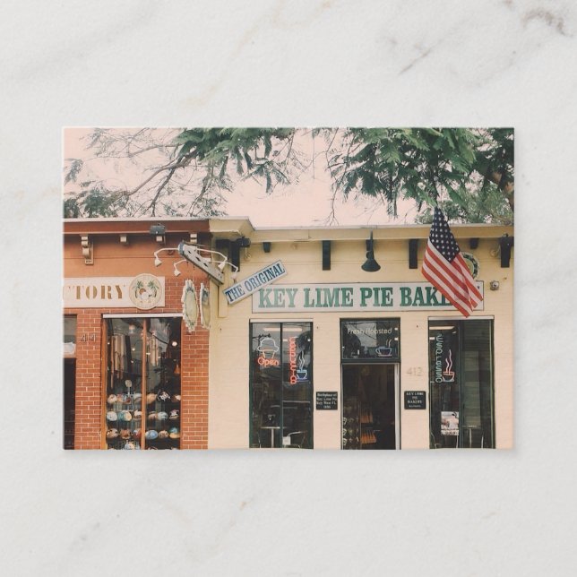 Key Lime Pie Bakery - Key West - Florida Business Card (Front)
