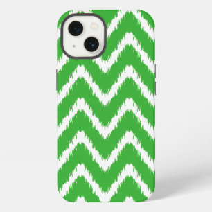 Key Lime Southern Cottage Chevrons iPhone 13 Case