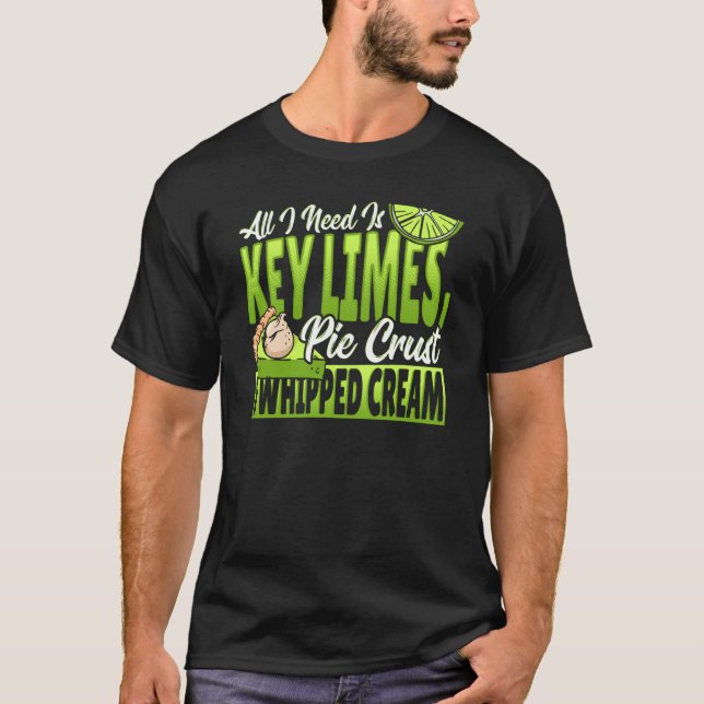 Key Limes Pie Crust T-Shirt (Front)