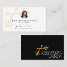 Key Logo Modern Real Estate or Rental Agent Busine