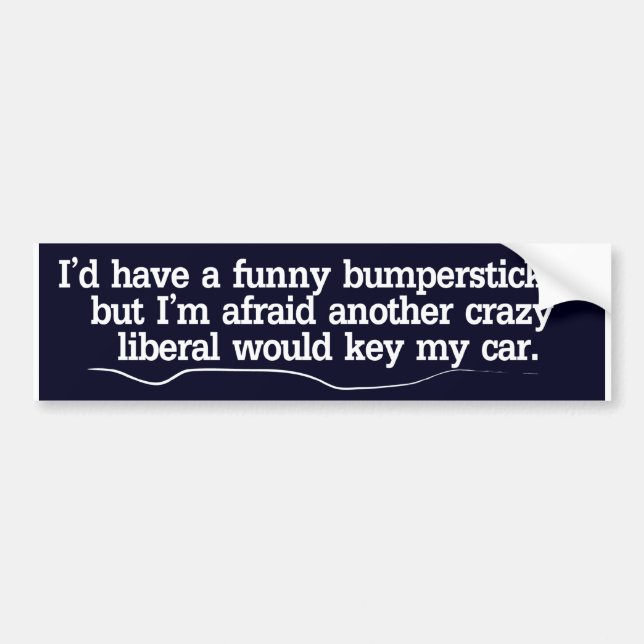 Key My Car Bumper Sticker (Front)