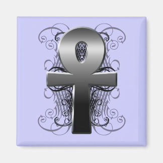 "Key of Life (Ankh)" in Chrome Magnet