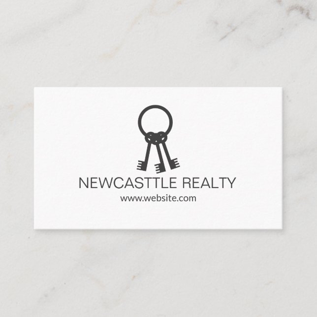 Key Realty Realtor Business Card (Front)