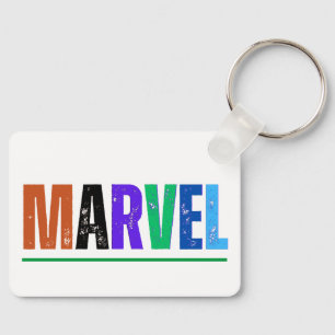Key rings Marvel name print 