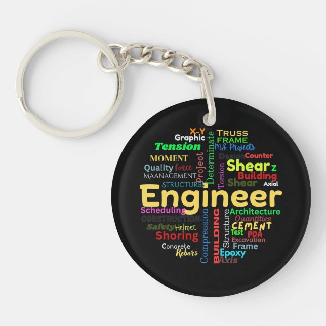 Key tag for engineer ring (Front)