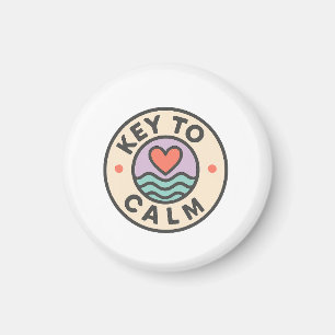 Key to Calm School Support Thank You Gift Magnet