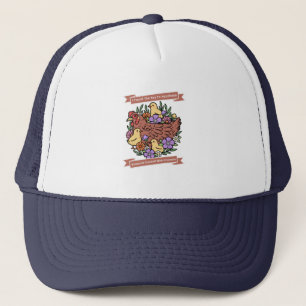 Key To Happiness Surround Yourself With Chickens Trucker Hat