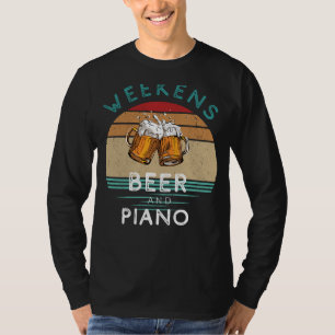 Key to Laughter! Weekends with Beer and Piano Tee 