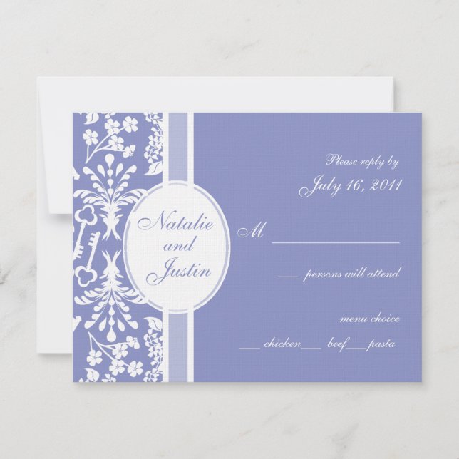 Key to My Heart/ Response Card (Front)