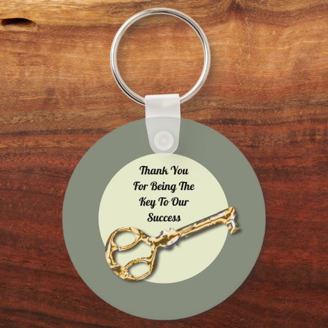 Key To Our Success Business Appreciation Ring (Front)