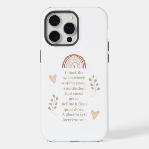 Key to Serenity Phone Case – Inspirational Poem De