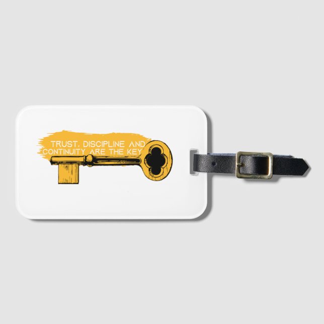 Key to Success Luggage Tag (Front Horizontal)