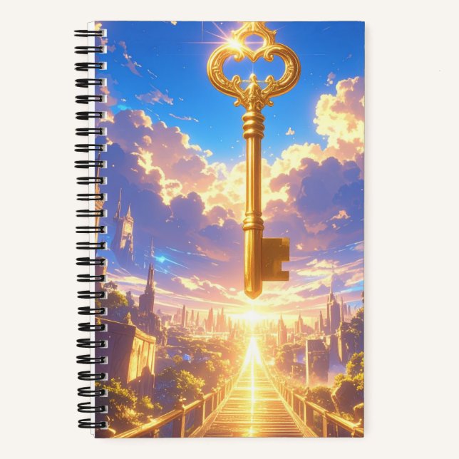 Key to the Future Spiral Notebook (Front)