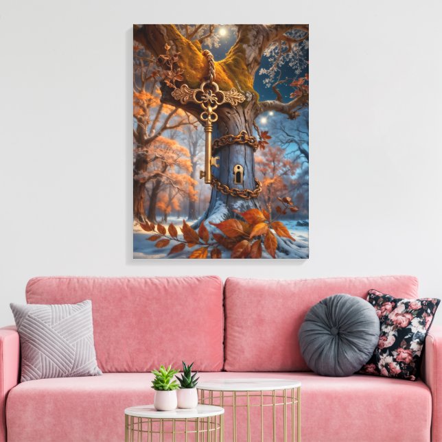 Key to - Unlocking the Seasons Canvas Print (Insitu(LivingRoom))