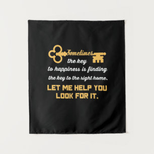 Key To Your New House Tapestry