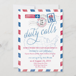 Key West Airmail Military Moving Announcement