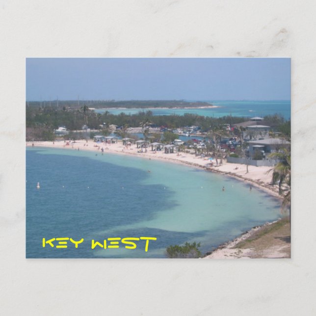 Key West Beach Postcard (Front)